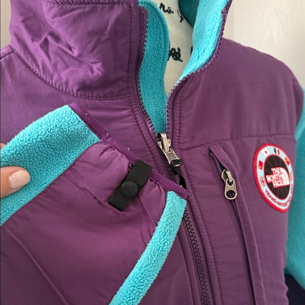 The North Face Purple and Teal Jacket - Picture 9 of 11
